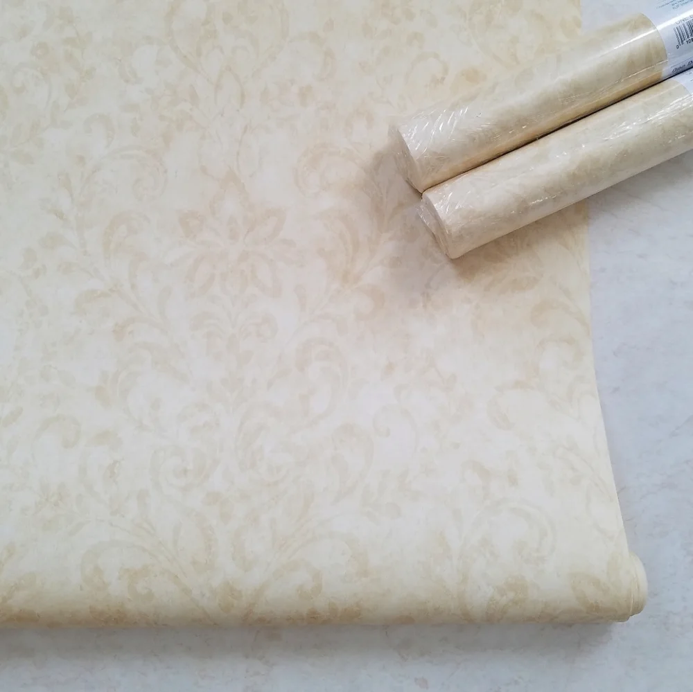 Wallpaper Beige Country Damask